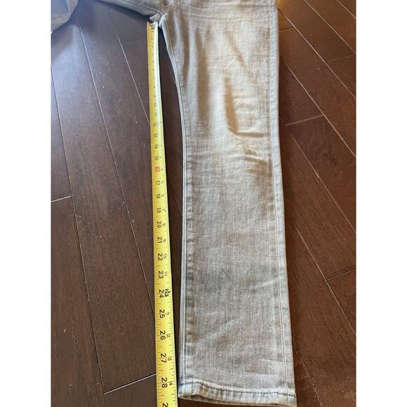 Ralph Lauren Double RL RRL Stretch High Skinny Distressed Grey Jeans 30 Denim - Picture 12 of 16